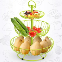 水果盤水果盤創意家用歐式現代多功能乾果盤北歐三層水果籃客廳茶幾多層 維多原創