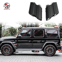 Car Muffler Pipe G900 B Style Carbon Exhaust Tips Pipe With Light For Benz G63 G500 G55 Rocket Tail Exhaust System