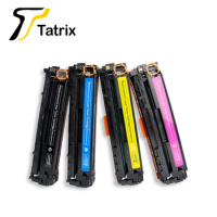 Tatrix Premium Compatible Laser Color Toner Cartridge 131A 128A 125A for HP Printer CP1215 M276n