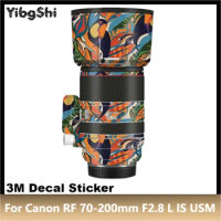 For Canon RF 70-200mm F2.8 L IS USM Lens Sticker Protective Skin Decal Vinyl Wrap Film Anti-Scratch Protector Coat RF70-200/2.8L