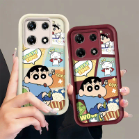 Kes Telefon untuk INFINIX NOTE 30 4G 5G NOTE 30 PRO 4G X6833B X6711 X678B Kartun Penutupan Penuh Shi