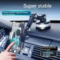 Universal 360 Rotate Car Phone Holder Big Suction Cup Mobile Phone Holder Dashboard Navigation Holder For iPhone Samsung Xiaomi