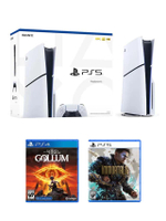 เครื่อง PlayStation 5 Slim Disc + 2 เกมส์ (สีขาว)