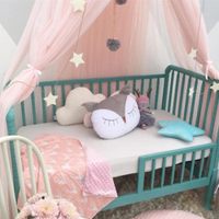 Katil bayi dilipat nyamuk bersih kanak-kanak tempat tidur kubah mahkota menggantung tirai kanopi puteri bermain khemah gadis buaian bayi Roo hiasan