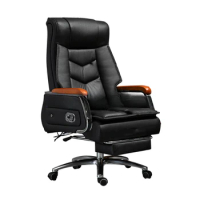 Ergonomic Home Office Chair Genuine Leather Cushion Boss Massage Modern Office Chair Recliner Chaises Furniture