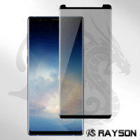 三星 Galaxy Note8 防窺9H玻璃鋼化膜手機保護貼 曲面黑(Note8保護貼 Note8鋼化膜)