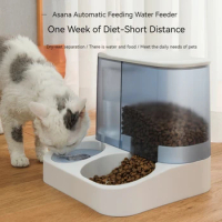 Large Capacity Automatic Dog Cats Pet Feeder Food Dispenser Drinking Water Bowl Supplies Wet and Dry Separation Food Container