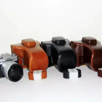 PU Leather Camera case Bag For Fujifilm XT30 XT20 Fuji XT10 XT20 High Quality PU Leather With Strap