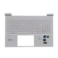 Replacement Keyboard WHITE for HP VICTUS 16-D 16-E TPN-Q264 TPN-Q263 With Outlet C shell