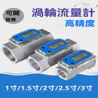 不鏽鋼數顯流量計 K24 甲醇柴油 汽油 水 電子液體 渦輪 鋁合金計量表