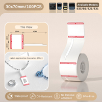 NIIMBOT B21/B1/B3S Jewelry Label Sticker Paper Glasses Price Paper Thermal