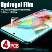 4pcs Hydrogel Film For Samsung Galaxy A51 A71 5G UW 4G A31 A21s A21 A11 Gel Protection Samsun A 71 51 31 21s 11 Screen Protector