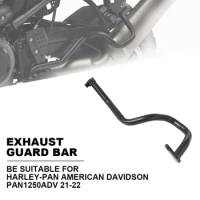 Motorcycle Muffler Exhaust Slider Crash Bars Guard Protector Protection FOR HARLEY-PAN AMERICAN DAVIDSON PAN1250ADV 2021-2023