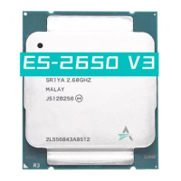 Xeon E5 2650 V3 Processor SR1YA 2.3Ghz 10 Core 105W Socket LGA 2011-3 CPU E5 2650V3 CPU Free Shipping