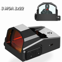 Tactical SF Optics 3 MOA 1x22 Open Reflex Red Dot Sights Pistol Cut RMR Footprint Lightweight Scope For Hunting Handgun Sight