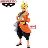 Original Banpresto Naruto Shippuden Uzumaki Naruto 16cm Collection Model Anime Figure Toys (Bandai)
