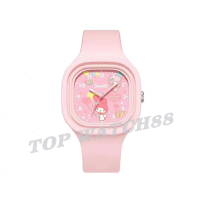 BEST SELLER - jam tangan anak sanrio bahan karet / jam tangan karakter sanrio cinnamoroll kuromi mel