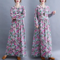 ANEMON DRESS TIPIS - OVERSIZED DRESS MOTIF BUNGA 2XL