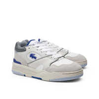 LACOSTE LINESHOT 運動鞋 女鞋 白藍 立體logo 休閒鞋(47SFA0058_1T3 24ss)