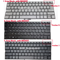 New US QWERTY Keyboard for Lenovo YOGA 530-14IKB 530-14AR 530S-14IKB 530S-14ARR 530S-15IKB Gray Black, with BACKLIT