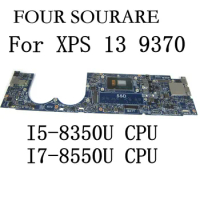 FOR dell XPS 13 9370 Laptop Motherboard with I5-8350U/I7-8550U CPU CAZ60 LA-E671P CN-0W970W CN-0JCHK7 Mainboard