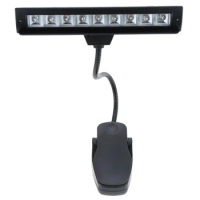LED USB Light Clip-on for Music Stand Portable Flexible Gooseneck Eye Protection Reading Book Light Bed Desktop Lamp Light