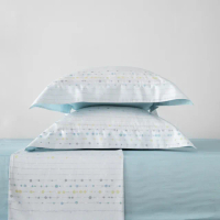 【HOLA】耀星純棉床包枕套三件組雙人