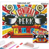 Central Perk Diamond Painting Friends TV Show 5D Full Diamond Embroidery Mosaic Picture DIY Cross Stitch Kits Wall Decor Gift