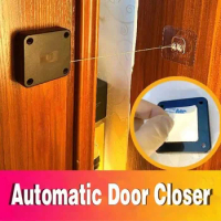 Punch-free Automatic Sensor Door Closer Automatic Mounted Spring Door-Closer Adjustable Surface Door-Closer Home Door-Hardware