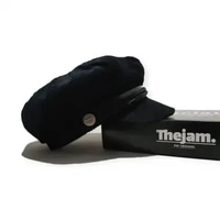 Thejam. Topi Fisherman | Sailor hats | Fiddler cap XL Hitam