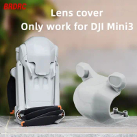 Lens Cover for DJI Mini 3 Drone Protective Gimbal Camera Lock Guard Anti-Scratch Cap Quick Release Lens Hood Sunshade Accessoriy
