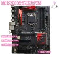 For E3 PRO GAMING V5 Motherboard 64GB M.2 SATA III LGA 1151 DDR4 ATX C232 Mainboard 100% Tested Fully Work
