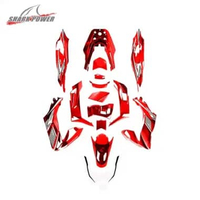 Sharkpower Kit Bodi untuk Honda PCX160 Desain Sporty Hitam Merah Detail Motul Modifikasi Cangkang Tu