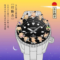 【SEIKO 精工】Prospex 廣告款 相撲黑水鬼 潛水機械錶/SK027(SPB101J1/6R35-00A0D)