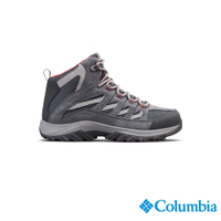 Columbia 哥倫比亞 女款- Omni-Tech 防水高筒登山鞋-淺灰 UBL53710LY / S23