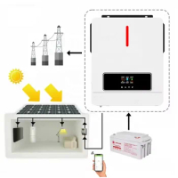 Cheap wholesale Zumax 5KW 5.5KW 6.2KW hybrid solar inverter 5kw 3000watt solar inverter 6200w solar 