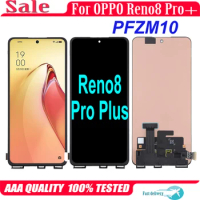 Original AMOLED For OPPO Reno8 Pro+ Reno 8 Pro Plus CPH2357 PFZM10 LCD Display Touch Screen Digitizer Assembly