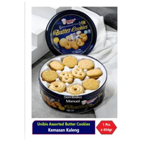 Unibis Assorted Butter Cookies Kaleng 454gr