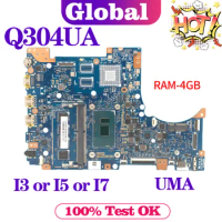 KEFU Q304U Mainboard For ASUS Q304UA Q304UAK Laptop Motherboard I3 I5 I7 6th/7th Gen 4GB/RAM UMA MAIN BOARD