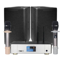 Sinbosen Wireless microphone power amplifier speaker home theater system