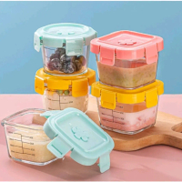 Tempat Mpasi Kaca Wadah Mpasi Kaca Penyimpanan Mpasi Glass Bayi Baby Food Container Kedap Udara