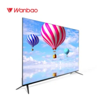 Wanbao New design 58 inch QLED Television 4K Smart TV Digital Big UHD QLED TV High Quality UHD full screentelevision