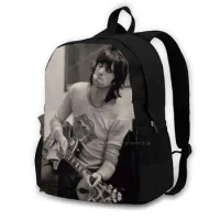 Keef Jamming Out Large Capacity Fashion Backpack Laptop Travel Bags Keith Richards Chief Keef Mick Jagger Bands Music Guitar