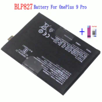 1x 4500mAh / 17.41Wh BLP827 Replacement Battery For OnePlus 9 Pro LE2121 LE2125 LE2123 LE2120 LE2127 Batterie + Repair Tools kit