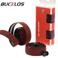 BUCKLOS Silicone Bike Bar Tape Road Bike Handlebar Grip Soft Comfortable Shock absorber Bicycle Tapes Cycling Handle Bar Cuffs
