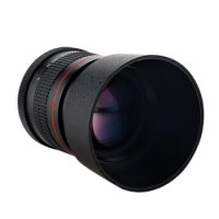 85Mm F1.8 Camera Lens Full Frame Portrait Lens Large Aperture Lens SLR Fixed-Focus Large Aperture Lens For Sony Nex Camera Lens