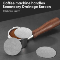 51/58mm Reusable Coffee Filter Screen Heat Resistant Mesh Portafilter Barista Coffee Making Puck Screen for Espresso Machine