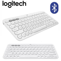 【Logitech 羅技】K380 多工藍芽鍵盤-珍珠白 【三井3C】