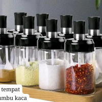 Tempat Bumbu Kaca/Tempat Bumbu Astetic
