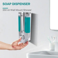 350ml Hand Soap Shampoo Dispenser Wall Mount Shower for Hand Washing Soap Dispenser Alcohol Spray Dispenser Washing